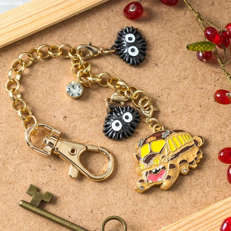 MY NEIGHBOR TOTORO - Catbus & Soot Sprite - Chainette charms
